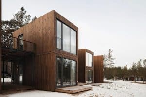 Construction d’un cabinet médical en ossature bois - Maison en bois massif