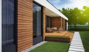 Extension bois sur une superbe maison moderne à alençon - Extension Ossature Bois Massif
